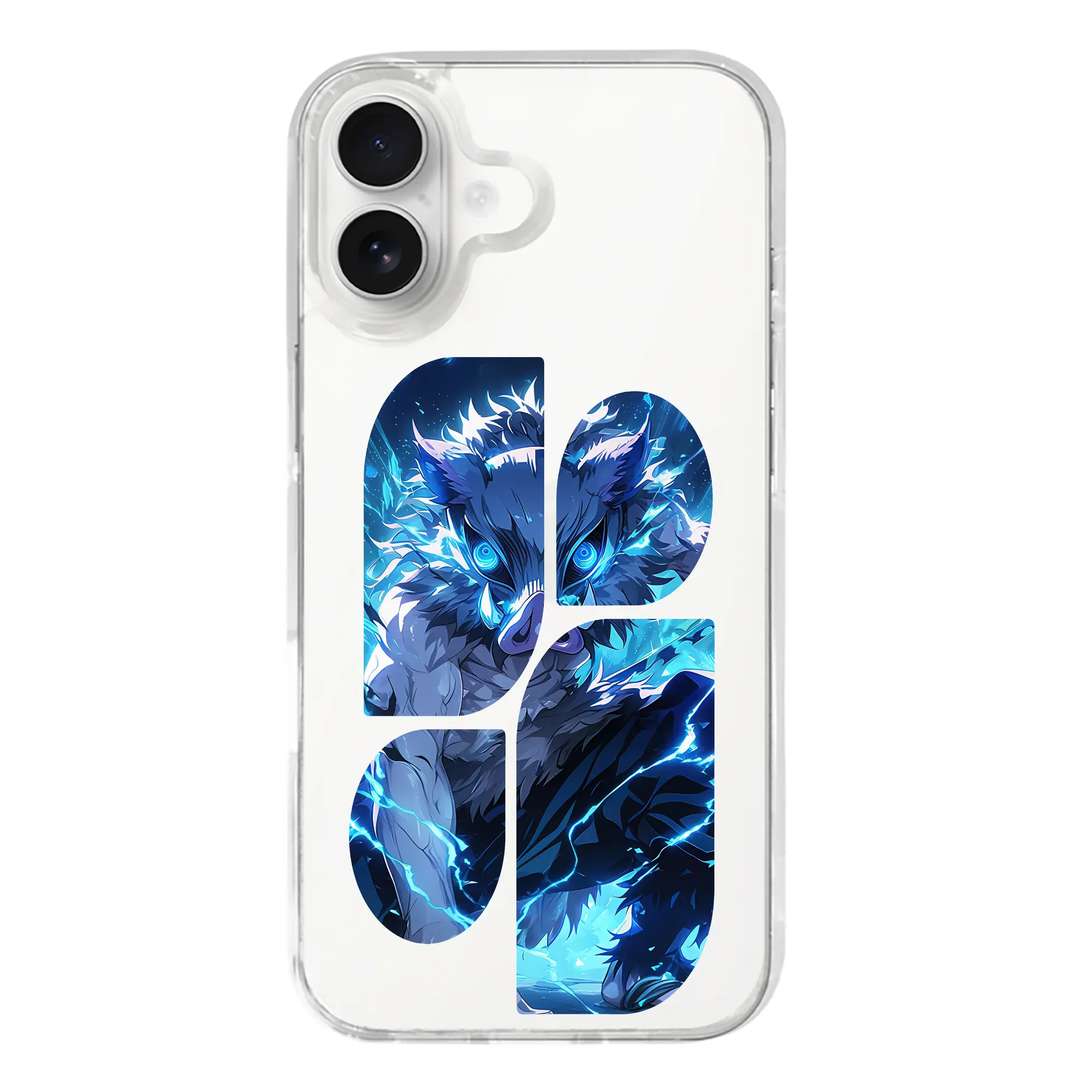 鬼滅の刃 グッズ,嘴平 伊之助 - iPhone 17シリーズ 透明スマホケース – 薄型・耐衝撃・精密フィット保護カバー